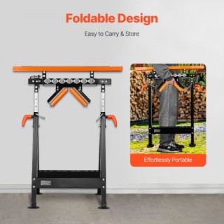 VEVOR Πολυλειτουργική Ξυλουργική Βάση με Ρόδες, Μέγιστο Φορτίο 200 ...