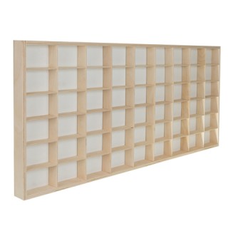 Kruzzel Ραφιέρα από Ξύλο με 54 Θέσεις για Μικρές Κούκλες – Ασφαλής,... Kruzzel Ραφιέρα από Ξύλο με 54 Θέσεις για Μικρές Κούκλες – Ασφαλής,...