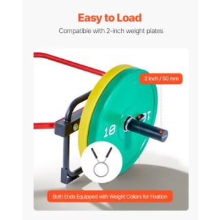 VEVOR Trap Bar Εξάγωνη, 50mm, 240 kg, Κόκκινη LJYLGHSKCX50IW6LX001V0 VEVOR Trap Bar Εξάγωνη, 50mm, 240 kg, Κόκκινη LJYLGHSKCX50IW6LX001V0