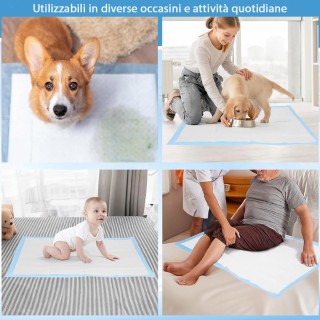 BAKAJI 120 x Υποσέντονα Κατοικίδιων με Αυτοκόλλητα Υπερ-απορροφητικ... BAKAJI 120 x Υποσέντονα Κατοικίδιων με Αυτοκόλλητα Υπερ-απορροφητικ...