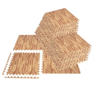 Costway Υψηλής Ποιότητας Αδιάβροχα Πατάκια Δαπέδου με Ξύλινη Υφή -... Costway Υψηλής Ποιότητας Αδιάβροχα Πατάκια Δαπέδου με Ξύλινη Υφή -...