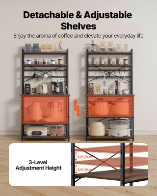 VEVOR Ράφι Κουζίνας - 800mm με Υποστήριξη X, 12 Γάντζοι & Διπλό Ράφ... VEVOR Ράφι Κουζίνας - 800mm με Υποστήριξη X, 12 Γάντζοι & Διπλό Ράφ...