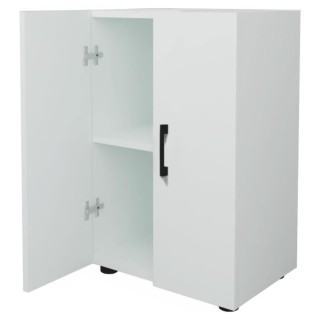 PRATIKO Πολυχρηστικό Έπιπλο με 2 Πόρτες και 2 Ράφια σε Λευκό Ξύλο ... PRATIKO Πολυχρηστικό Έπιπλο με 2 Πόρτες και 2 Ράφια σε Λευκό Ξύλο ...