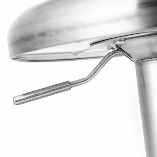 Ρυθμιζόμενο Σκαμπό Μπαρ από Ανοξείδωτο Ατσάλι 39.5 × 39.5× 61-82.5 ... Ρυθμιζόμενο Σκαμπό Μπαρ από Ανοξείδωτο Ατσάλι 39.5 × 39.5× 61-82.5 ...