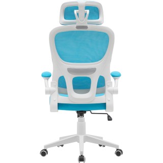 BAKAJI Καρέκλα Γραφείου από Αντιιδρωτικό Ύφασμα Μπλε Λευκό Περιστρ... BAKAJI Καρέκλα Γραφείου από Αντιιδρωτικό Ύφασμα Μπλε Λευκό Περιστρ...