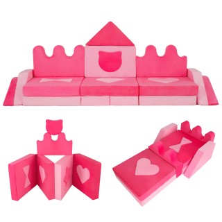 Costway Παιδικός αρθρωτός καναπές παιχνιδιού 14 τεμαχίων για εσωτερ... Costway Παιδικός αρθρωτός καναπές παιχνιδιού 14 τεμαχίων για εσωτερ...