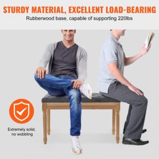 Πάγκος VEVOR με Επένδυση, 16 Γκρι Σκαμπό με Μαξιλάρι και Πόδια από ... Πάγκος VEVOR με Επένδυση, 16 Γκρι Σκαμπό με Μαξιλάρι και Πόδια από ...