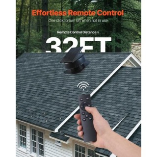 VEVOR Ηλιακός Ανεμιστήρας Εξαερισμού Σοφίτας 50W με Έξυπνο Θερμοστά...