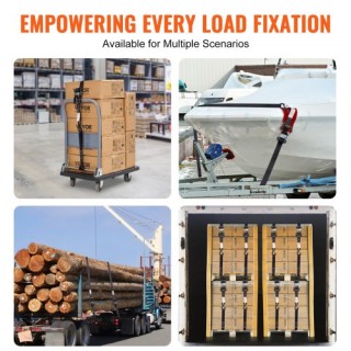 VEVOR Σετ 4 Ιμάντες Δεσίματος με Καστάνια, Αντοχή 5208 lb, 1.6 x 8... VEVOR Σετ 4 Ιμάντες Δεσίματος με Καστάνια, Αντοχή 5208 lb, 1.6 x 8...