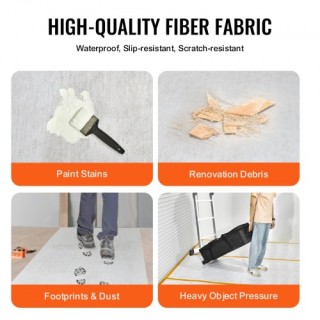 VEVOR Προστατευτική Μεμβράνη Χαλιού 39 x 100 Εύκολη Κοπή  XWFBBHMBS...