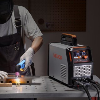 VEVOR Κόφτης Πλάσματος 60A με Μη-Επαφική Πιλοτική Καύση, Ψηφιακή Οθ...
