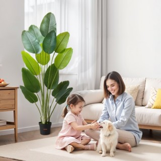 VEVOR Δέντρο Τεχνητής Στρελίτζιας 1829mm με Γλάστρα για Εσωτερικούς...