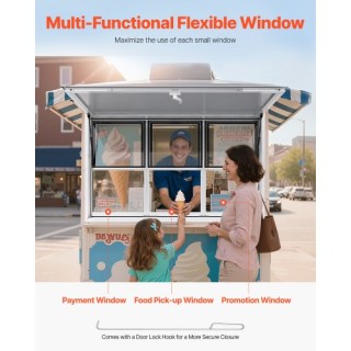 VEVOR Παράθυρο Εξυπηρέτησης Καντίνας 152x92 εκ. με Υδραυλικό Μηχανι... VEVOR Παράθυρο Εξυπηρέτησης Καντίνας 152x92 εκ. με Υδραυλικό Μηχανι...
