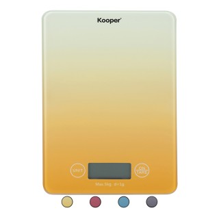 Galileo Ψηφιακή ζυγαριά κουζίνας 5 Kg με επιφάνεια από σκλήρυνει γυ...