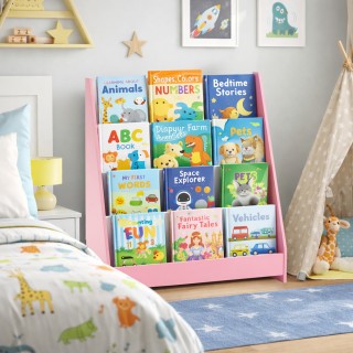 BAKAJI Ροζ Βιβλιοθήκη Μοντεσσοριανού Στυλ από Ξύλο για Παιδιά, Διάσ... BAKAJI Ροζ Βιβλιοθήκη Μοντεσσοριανού Στυλ από Ξύλο για Παιδιά, Διάσ...