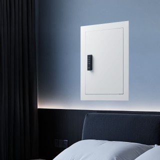 VEVOR Λευκό Κρυφό Χρηματοκιβώτιο Τριών Επιπέδων με Κωδικό, Κλειδί &...