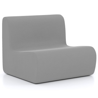 Costway Άνετη Πολυθρόνα Δαπέδου με Μαλακό Βελούδο & Εργονομική Υποσ...