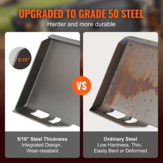 VEVOR Πλάκα Προσαρμογής Skid Steer 5/16 HYAZB516KSAZYLBUKV0 VEVOR Πλάκα Προσαρμογής Skid Steer 5/16 HYAZB516KSAZYLBUKV0