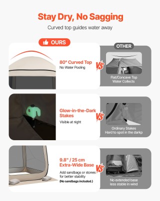 VEVOR Πτυσσόμενη Τέντα 4-6 Ατόμων με Δίχτυα και Τσάντα Μεταφοράς - ... VEVOR Πτυσσόμενη Τέντα 4-6 Ατόμων με Δίχτυα και Τσάντα Μεταφοράς - ...