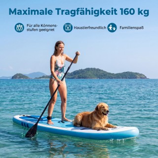 Costway Φουσκωτή σανίδα SUP με αντιολισθητικό δάπεδο EVA και σακίδι... Costway Φουσκωτή σανίδα SUP με αντιολισθητικό δάπεδο EVA και σακίδι...