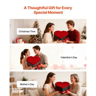 VEVOR Αιώνια Τριαντάφυλλα Forever Flowers: 100 Διατηρημένα Τριαντάφ...