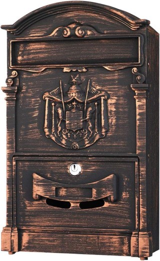 BAKAJI Εξωτερικό Γραμματοκιβώτιο Τοίχου Αλουμινίου με Κλειδί σε Μπ... BAKAJI Εξωτερικό Γραμματοκιβώτιο Τοίχου Αλουμινίου με Κλειδί σε Μπ...