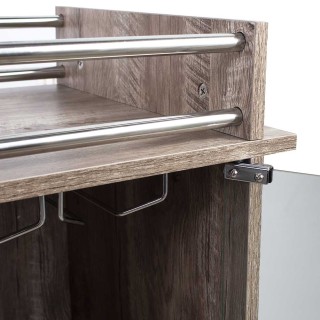 BAKAJI Φορητό Μπαρ Cantinetta Μπουκάλια Κρασιού Ξύλινη Κάβα 6 Θέσε... BAKAJI Φορητό Μπαρ Cantinetta Μπουκάλια Κρασιού Ξύλινη Κάβα 6 Θέσε...