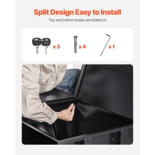 VEVOR Κουτί Παράδοσης Δεμάτων 38.6 in με Κλειδαριά Εξωτερικού Χώρου... VEVOR Κουτί Παράδοσης Δεμάτων 38.6 in με Κλειδαριά Εξωτερικού Χώρου...