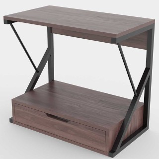 BAKAJI Ράφι Κουζίνας Ντουλάπι Φούρνου Μικροκυμάτων Μεταλλικό Ξύλο Κ...