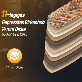 Costway Ξύλινο Σανίδι Ισορροπίας και Skateboard Σταθεροποιημένο Κ... Costway Ξύλινο Σανίδι Ισορροπίας και Skateboard Σταθεροποιημένο Κ...