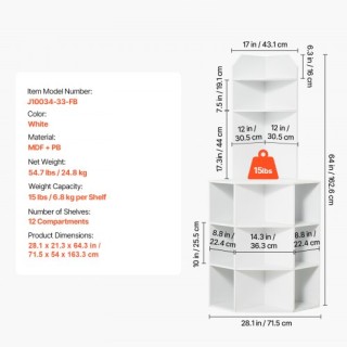 VEVOR Γωνιακή Ντουλάπα 71,5 x 540x 163,3 cm με Σταθμό Φόρτισης & Ρυ... VEVOR Γωνιακή Ντουλάπα 71,5 x 540x 163,3 cm με Σταθμό Φόρτισης & Ρυ...