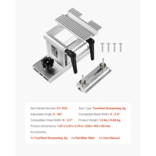 VEVOR Ρυθμιζόμενη Βάση Συγκράτησης Εργαλείων για Τροχισμό σε Τριβεί... VEVOR Ρυθμιζόμενη Βάση Συγκράτησης Εργαλείων για Τροχισμό σε Τριβεί...