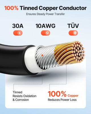 VEVOR Σετ Καλωδίωσης Ηλιακών Συστημάτων, Μαύρο + Κόκκινο, 15.24 μ, ... VEVOR Σετ Καλωδίωσης Ηλιακών Συστημάτων, Μαύρο + Κόκκινο, 15.24 μ, ...