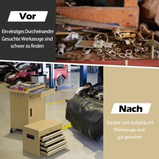 Costway Δίδυμο Εργαλειοφόρο με Ρυθμιζόμενο Ράφι & 8 Θήκες, Κίτρινο,... Costway Δίδυμο Εργαλειοφόρο με Ρυθμιζόμενο Ράφι & 8 Θήκες, Κίτρινο,...