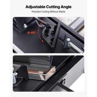 VEVOR Πριόνι Κοπής Μετάλλου με Λεπίδα 355 mm, 3500 W, Ρυθμιζόμενη Τ...