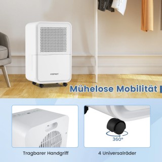 Αφυγραντήρας 15 L/ημέρα με 4 Λειτουργίες και Χρονοδιακόπτη 210 W 29... Αφυγραντήρας 15 L/ημέρα με 4 Λειτουργίες και Χρονοδιακόπτη 210 W 29...