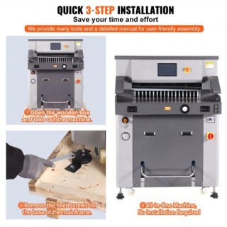 Ηλεκτρικός Υδραυλικός Κοπτικός Χαρτιού VEVOR 26 Πλάτος 3.14 Πάχος 7... Ηλεκτρικός Υδραυλικός Κοπτικός Χαρτιού VEVOR 26 Πλάτος 3.14 Πάχος 7...