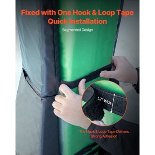 VEVOR Μαξιλάρι Μπασκέτας 163cm Ανθεκτικό 18x18in Τετράγωνο Πόλο TXK...