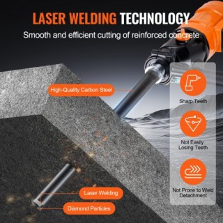 Διαμαντοκορώνα VEVOR 1-1/4 για Υγρή Διάτρηση Σκυροδέματος JGSQXZTS... Διαμαντοκορώνα VEVOR 1-1/4 για Υγρή Διάτρηση Σκυροδέματος JGSQXZTS...