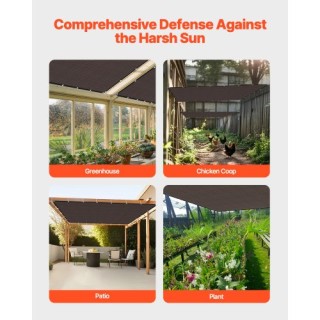 VEVOR Οθόνη Ιδιωτικότητας 8x12 ft για Κήπο (Καφέ) JBZGB96FT185N15YX... VEVOR Οθόνη Ιδιωτικότητας 8x12 ft για Κήπο (Καφέ) JBZGB96FT185N15YX...