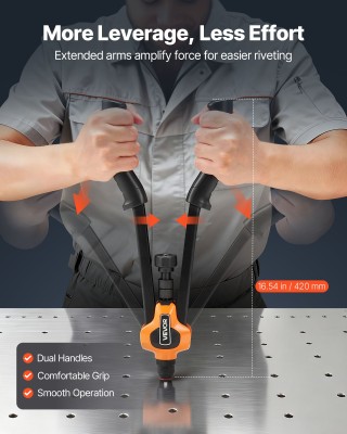 VEVOR Σετ Εργαλείων Rivet Nut, 420 mm με 13 Mandrels και 130 Παξιμά... VEVOR Σετ Εργαλείων Rivet Nut, 420 mm με 13 Mandrels και 130 Παξιμά...