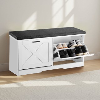 VEVOR Πρακτικός Πάγκος Αποθήκευσης Παπουτσιών με Άνετο Κάθισμα (100... VEVOR Πρακτικός Πάγκος Αποθήκευσης Παπουτσιών με Άνετο Κάθισμα (100...