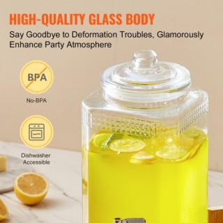 Διανομέας Ποτών VEVOR 5.7L με Βάση και Ανοξείδωτη Βρύση  YLFPQBLFPQ...
