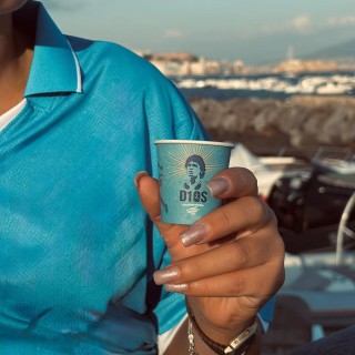 Shally Dogan 2000 Μονά Ποτήρια Καφέ Διακόσμηση D10 S 75ml Μίας Χρήσ...