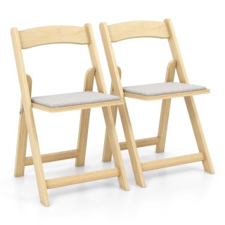 Costway Πτυσσόμενες Καρέκλες Τραπεζαρίας με Άνετη Πλάτη και Επένδυ... Costway Πτυσσόμενες Καρέκλες Τραπεζαρίας με Άνετη Πλάτη και Επένδυ...