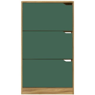 BAKAJI Παπουτσοθήκη 3 φύλλων με ράφια διπλού βάθους, πόρτα παπουτσ... BAKAJI Παπουτσοθήκη 3 φύλλων με ράφια διπλού βάθους, πόρτα παπουτσ...