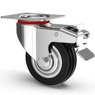 BAKAJI Σετ 4 Περιστρεφόμενοι Τροχοί για Βαριά Φορτία Περιστρεφόμεν... BAKAJI Σετ 4 Περιστρεφόμενοι Τροχοί για Βαριά Φορτία Περιστρεφόμεν...