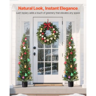 VEVOR Σετ 2 Τεχνητών Δέντρων Τοπιαρίου Κέδρου 1524mm XSRGXJS60YCXSM...