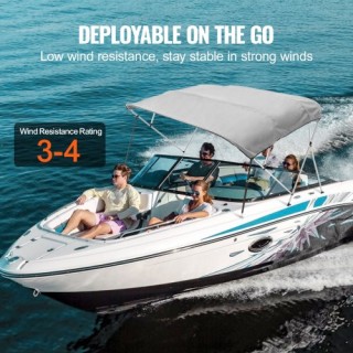 Κάλυμμα Σκάφους VEVOR 4 Bow Bimini Top, 900D Πολυεστέρας, Αδιάβροχο... Κάλυμμα Σκάφους VEVOR 4 Bow Bimini Top, 900D Πολυεστέρας, Αδιάβροχο...