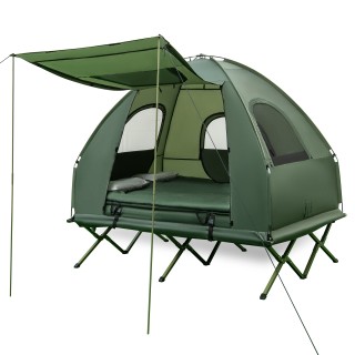 Costway Πολυχρηστική Σκηνή Camping 5 σε 1 για 2 Άτομα με Κρεβάτι, Α... Costway Πολυχρηστική Σκηνή Camping 5 σε 1 για 2 Άτομα με Κρεβάτι, Α...
